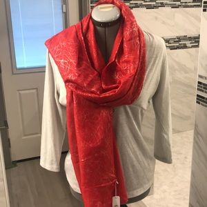 Red and Silver Scarf